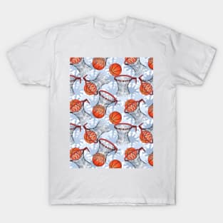 Basketball Pattern T-Shirt
